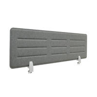 SICHTBLENDE Schreibtisch 118x34 cm Grau - Grau, Textil (1.5/118/34cm) - SVITA