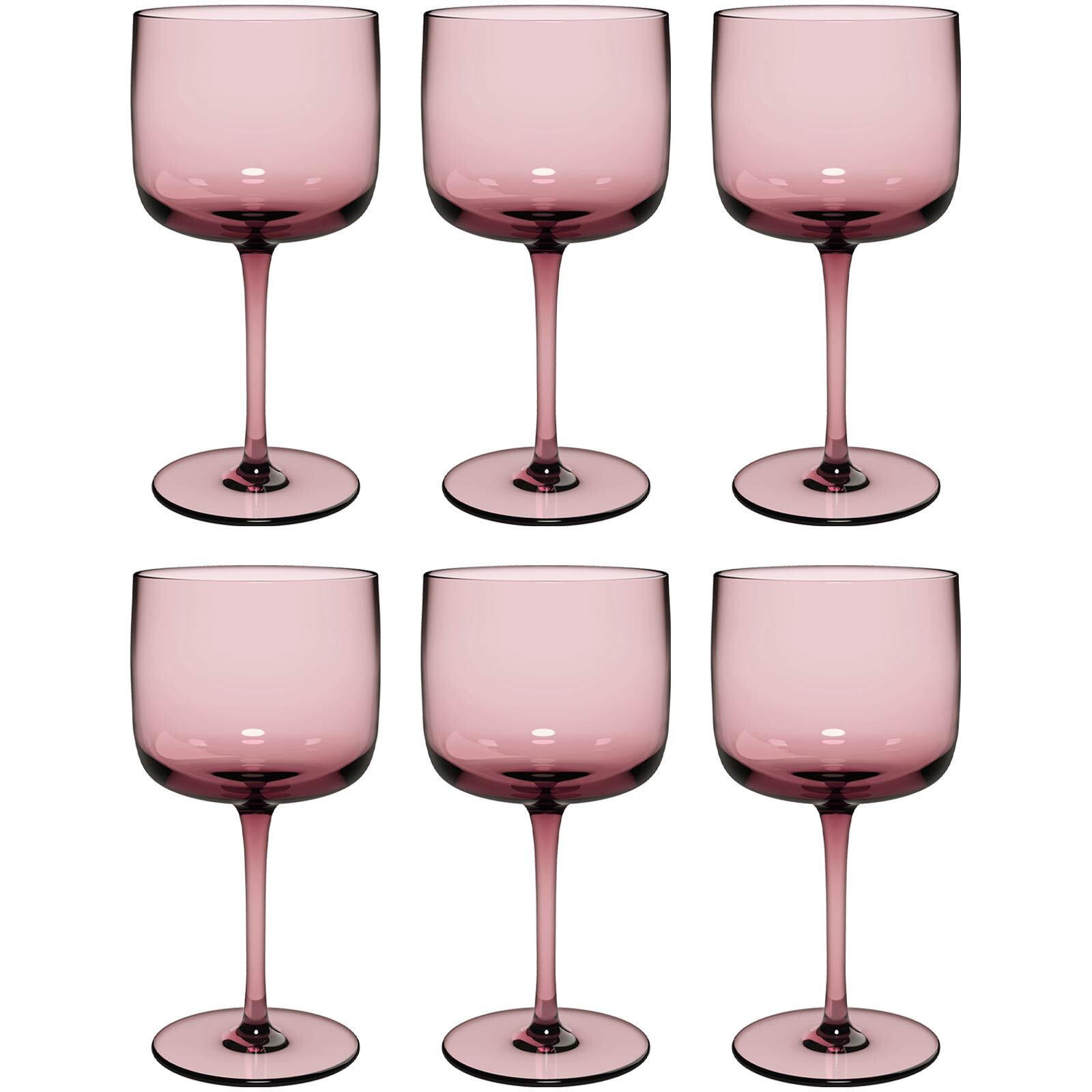 WEINGLÄSER Like Glass Grape 270 ml 6er Set - Pink, Glas (0.27L) - like.Villeroy & Boch