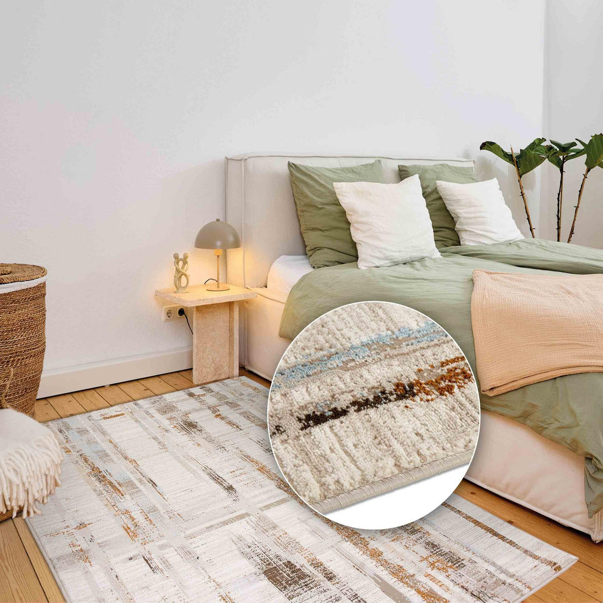 KURZFLORTEPPICH JULES - Beige, Textil (160/230cm) - Astra