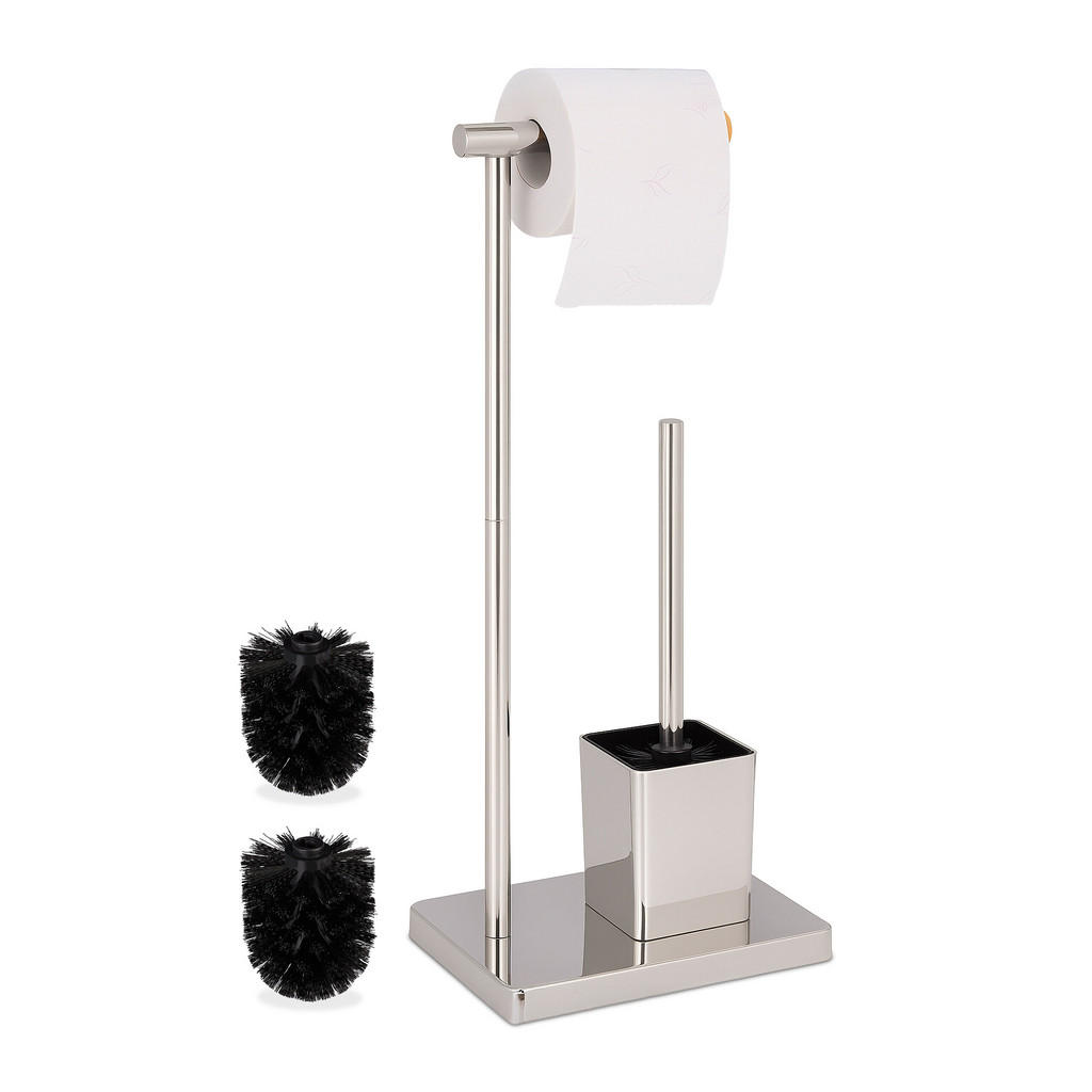 SET-WC Argintiu oțel inoxidabil