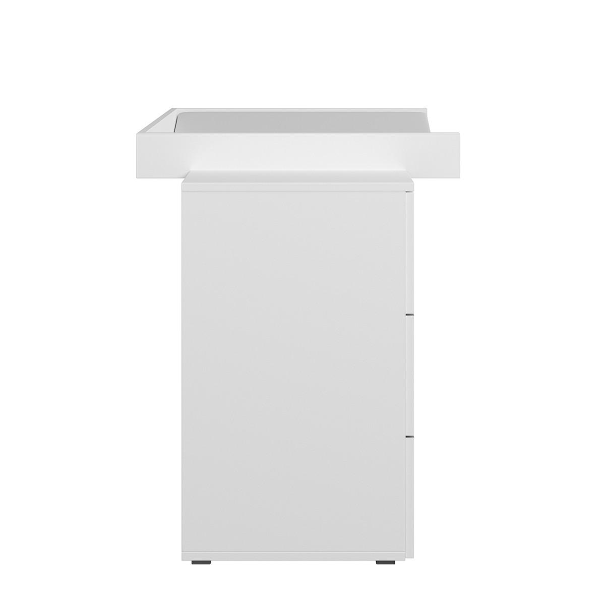 DJEČJA KOMODA Lio Matt bijelo - bijela, drvni materijal (80/90/48cm) - Petits-meubles