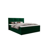 BOXBETT Mallorca Flaschengrün 140x200 cm - Waldgrün, Textil (140/200cm) - B&B Home