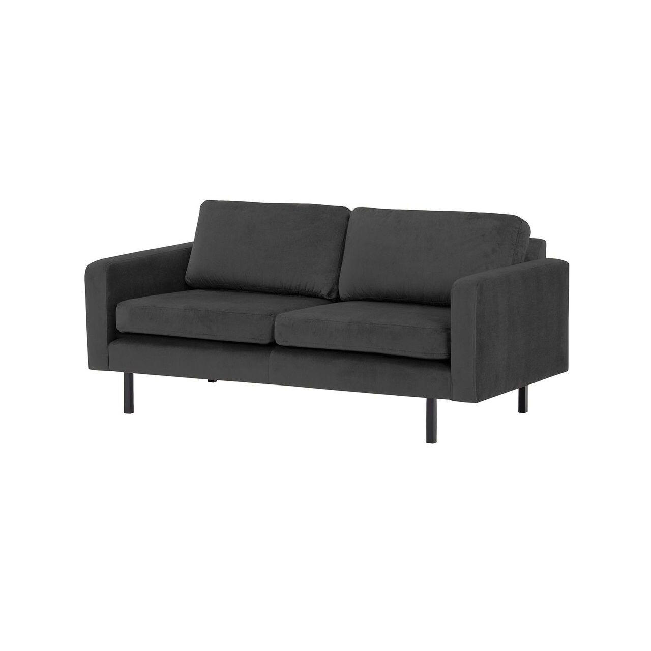 2,5-PERSONEN-SOFA Lioni-Kronos 34 - Dunkelgrau, Holz/Textil (182/84/94cm)