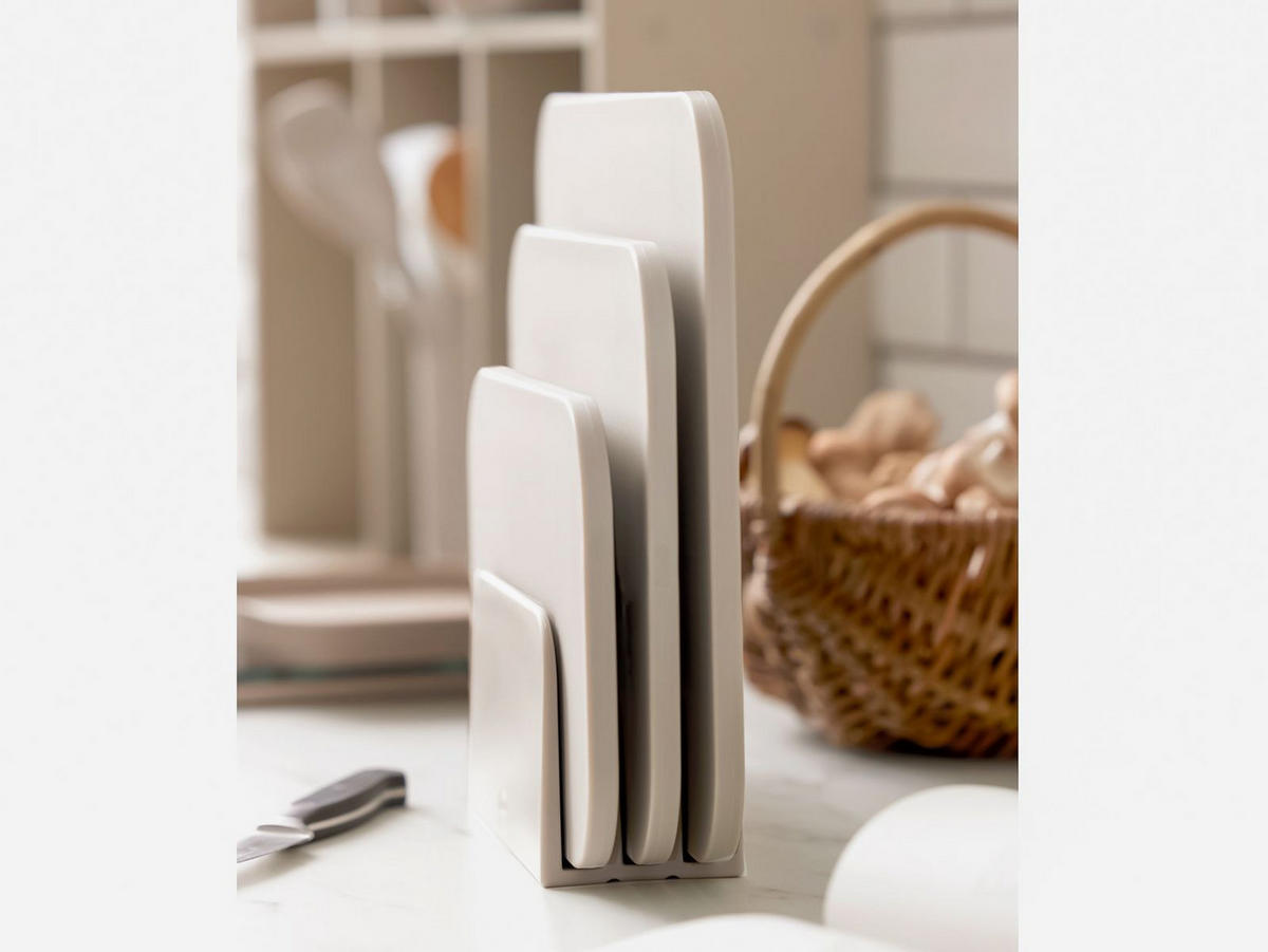 SCHNEIDEBRETTER-SET Choptima humus - Beige, Kunststoff (35/26cm) - Rosti