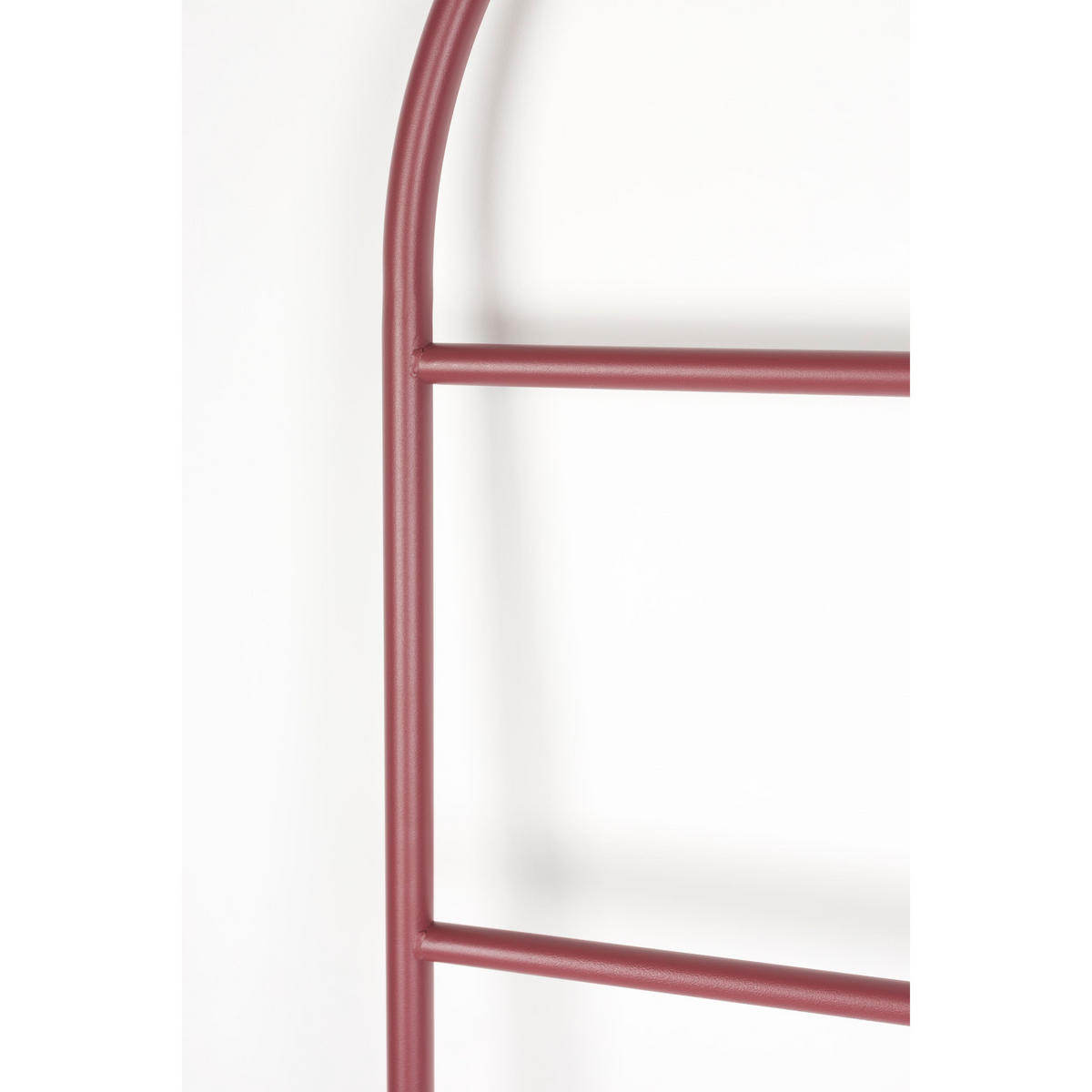 DEKORATIVE LEITER Tess Rot - Rot, Metall (45/165.5/2.5cm) - Zuiver