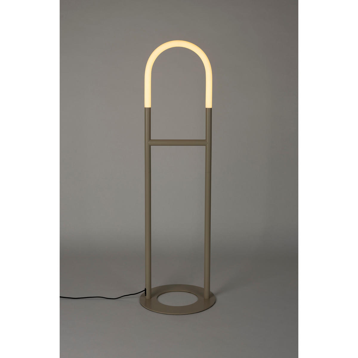 STEHLAMPE Arch Beige - Beige, Metall (40/40/135cm) - Zuiver