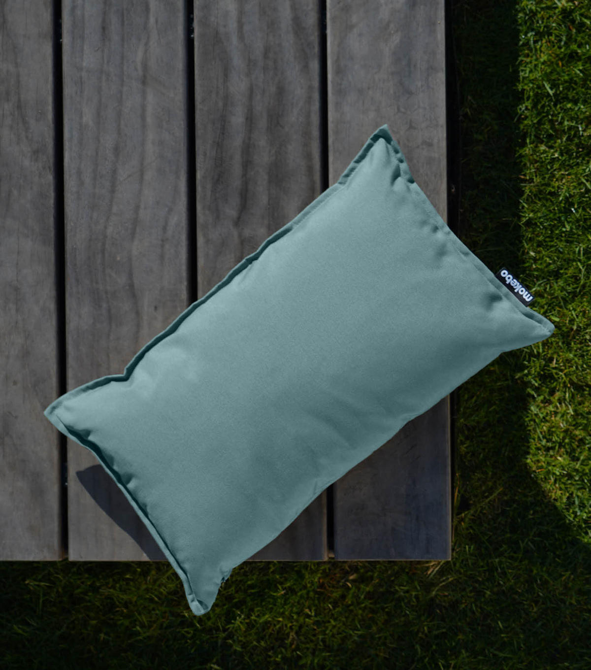 OUTDOORKISSEN SET Das Ruhepolster - Grün, Textil (50/6cm) - Mokebo
