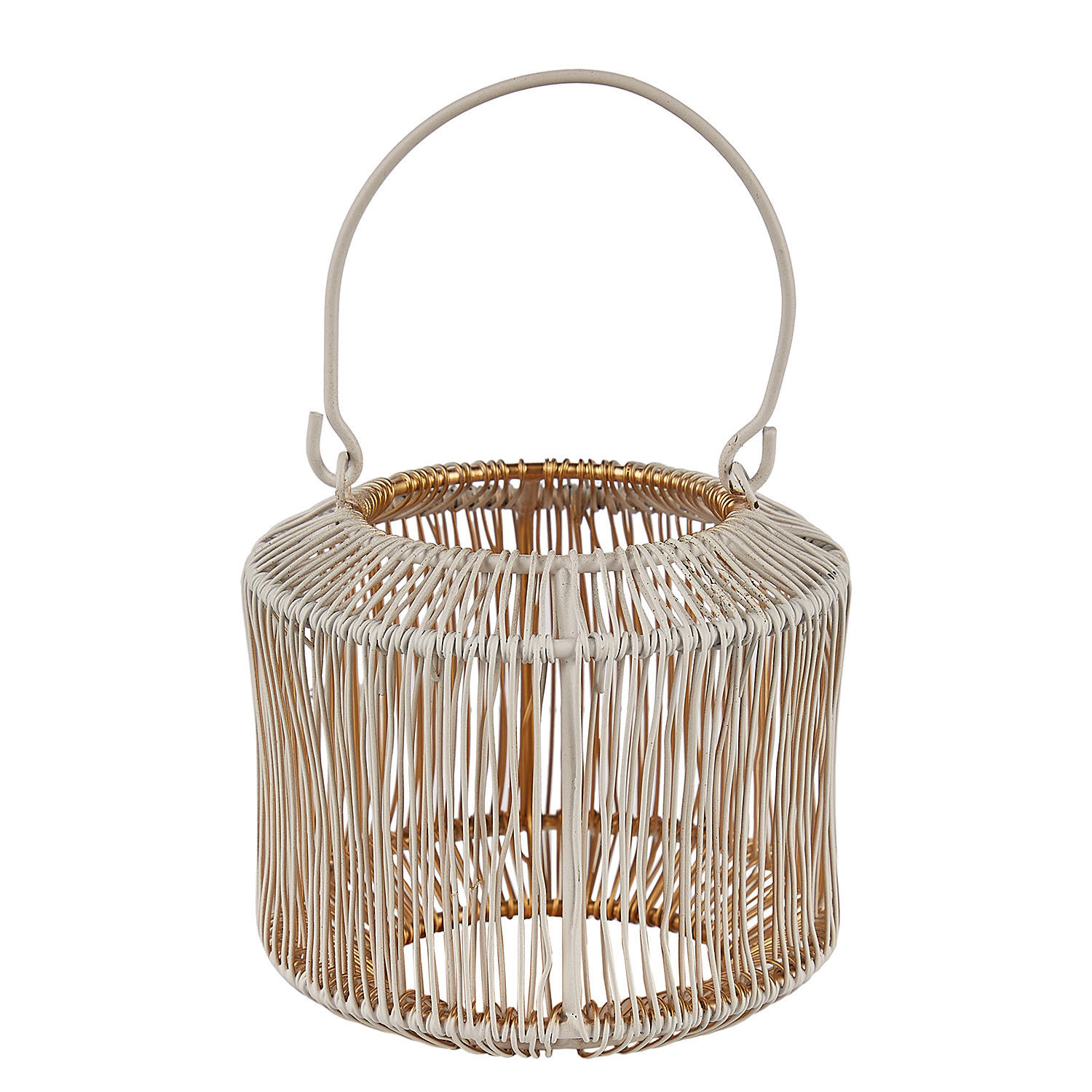 LATERNE Yoko - Weiß, Metall (9/8/9cm) - Butlers