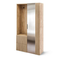 VITRINE Velma Holz - Braun, Holzwerkstoff (100/180/35cm) - Petits-meubles