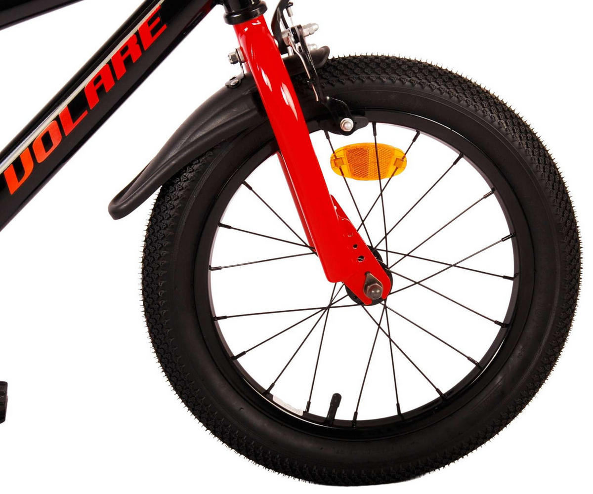 KINDERFAHRRAD Super GT - Jungen - 16 Zoll - Rücktritt + Handbremse - Rot - Rot, Metall (45cm) - TPFSports