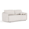 SCHLAFSOFA Mitsis Beige Webstoff - Beige/Schwarz, Holz/Holzwerkstoff (231/93/106cm) - Maison de Reve