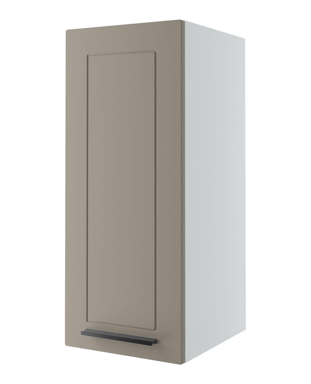 KÜCHENHÄNGESCHRANK Kvantum W2/30 Beige Matt / Weiß Matt 30 / 32,5 / 72cm - Beige/Weiß, Holz/Holzwerkstoff (30/72/32.5cm) - Feldmann-Wohnen