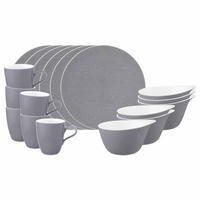 FRÜHSTÜCKS-SET Life Fashion Elegant Grey 18er Set - Grau, Keramik (1/1/1cm) - Seltmann Weiden