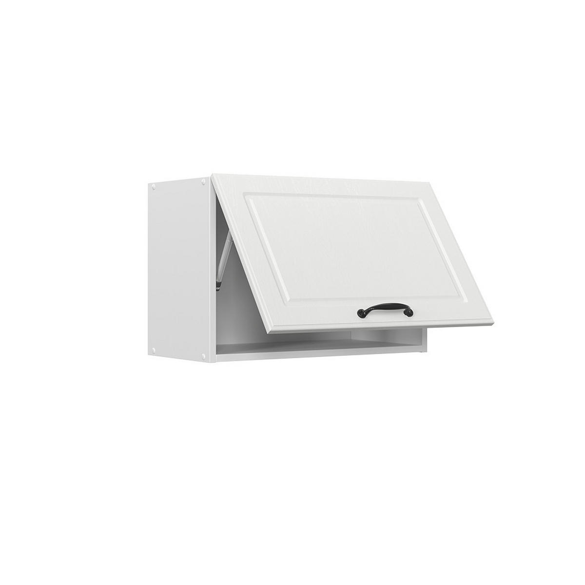 HÄNGESCHRANK R-Line Weiß Landhaus 60 cm Flach - Creme/Weiß, Holzwerkstoff (60/40/31cm) - Vicco