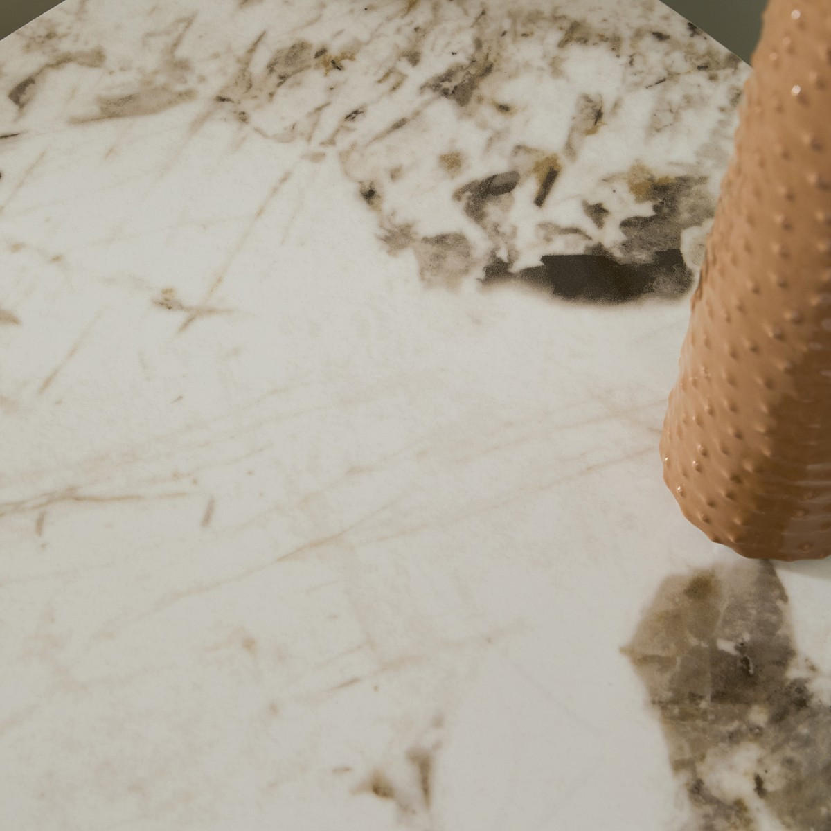 BEISTELLTISCH Keramik 58/50/50 cm - Braun, Keramik (58/50/50cm) - Signature