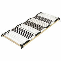 LATTENROST Starr 44 Leisten 140x200cm 8,5 cm Hoch 7-Zonen bis 200 kg - Weiß/Naturfarben, Holz (140/200cm) - Matratzen Perfekt