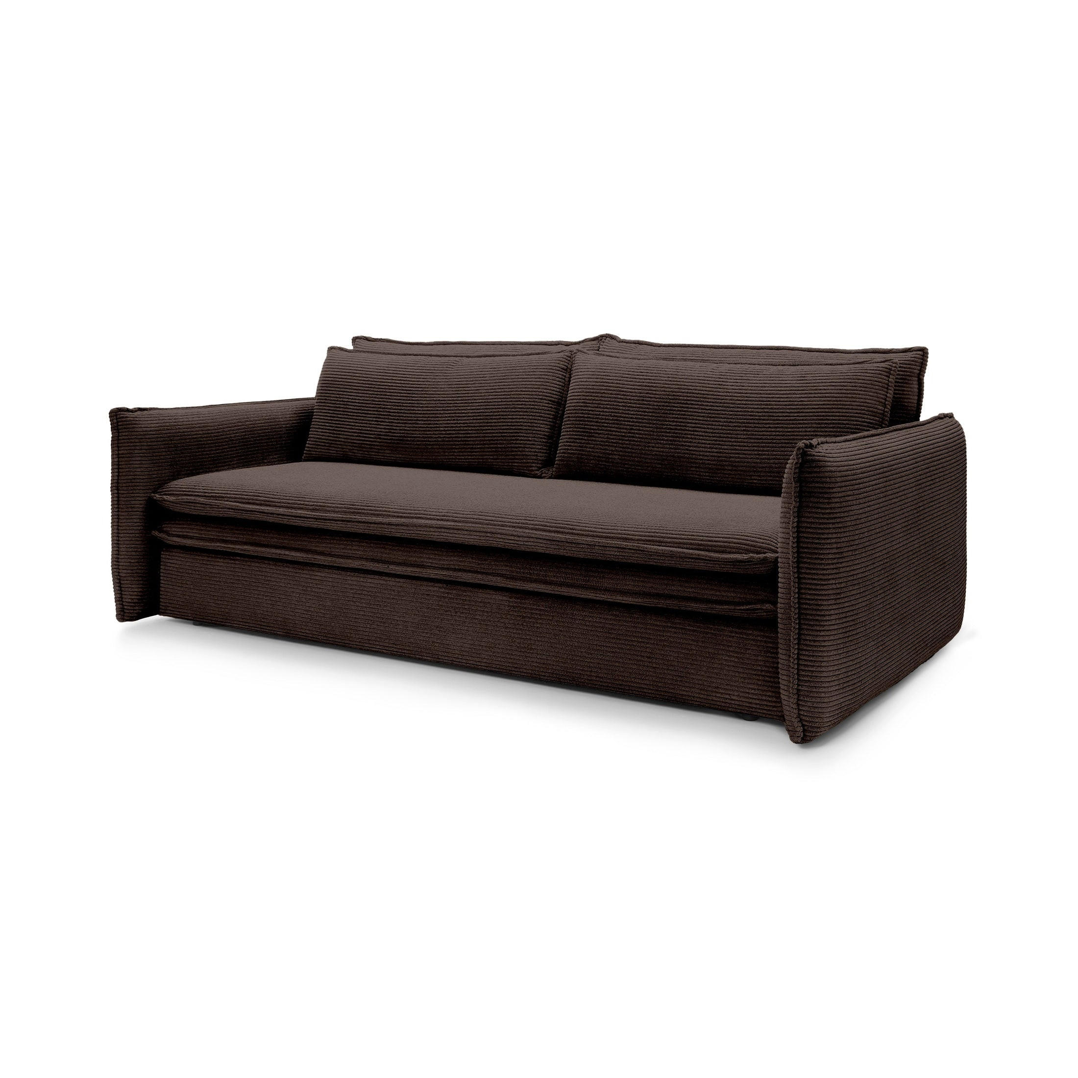 Pillovely Sofa Braun 240x82x95 cm