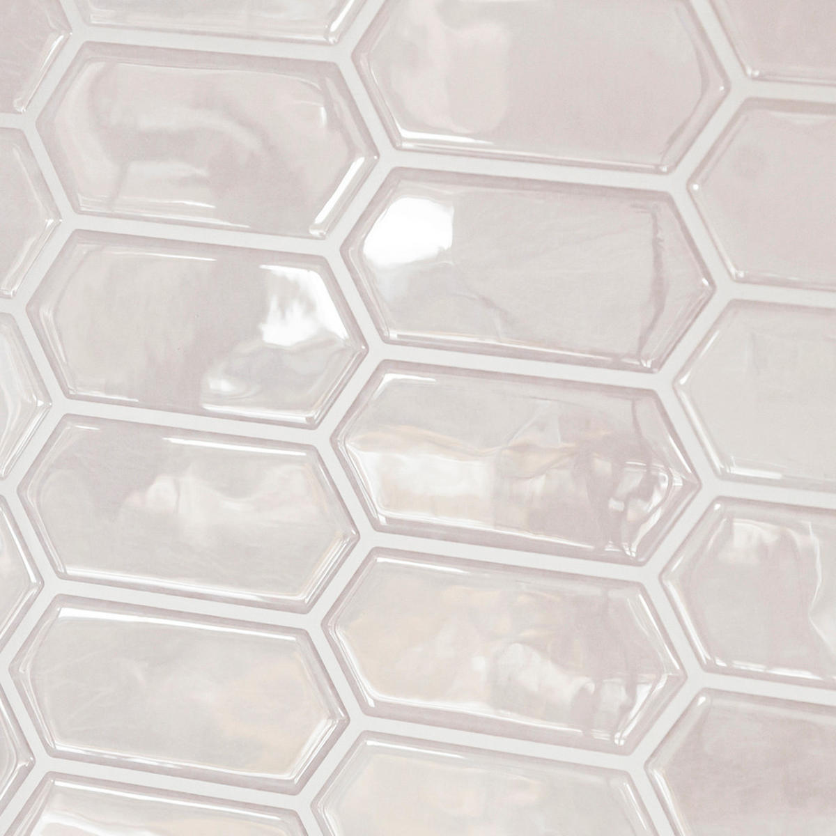 FLIESENAUFKLEBER 1 Stück 30,5 x 30,5 cm Selbstklebende Fliesen - Pera Rosa - Rosa, Kunststoff (30.5/0.12/30.5cm) - Mazovia