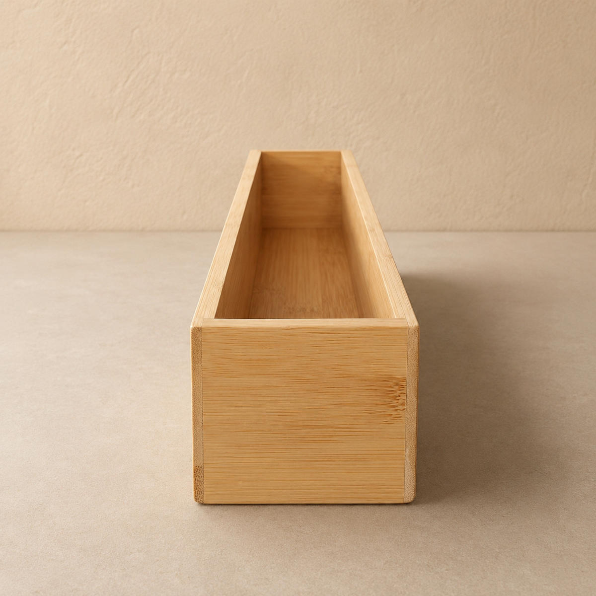 SCHREIBTISCHORGANIZER Bambus 38/8/7 cm - Beige, Naturmaterialien (38/8/7cm) - BOXIMO