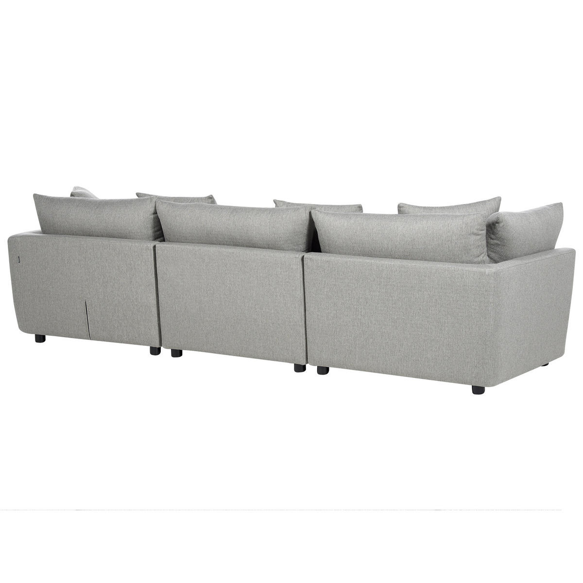 3-SITZER-SOFA hellgrau Sigtuna - Grau, Textil (300/86/102cm) - Beliani