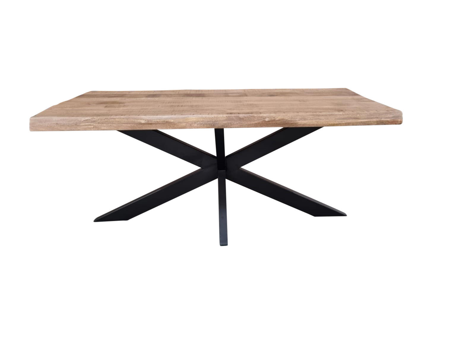 Starfurn Baumstammtisch Braun 220x76x100 cm