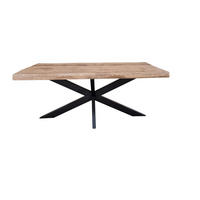 BAUMSTAMMTISCH Boston Braun 90/160/76 cm - Braun, Holz (90/160/76cm) - Starfurn