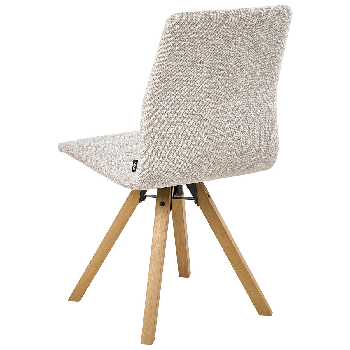 JÍDELNÍ ŽIDLE Béžová Rox - hnědá/béžová, textil (64/91/65cm) - Beliani