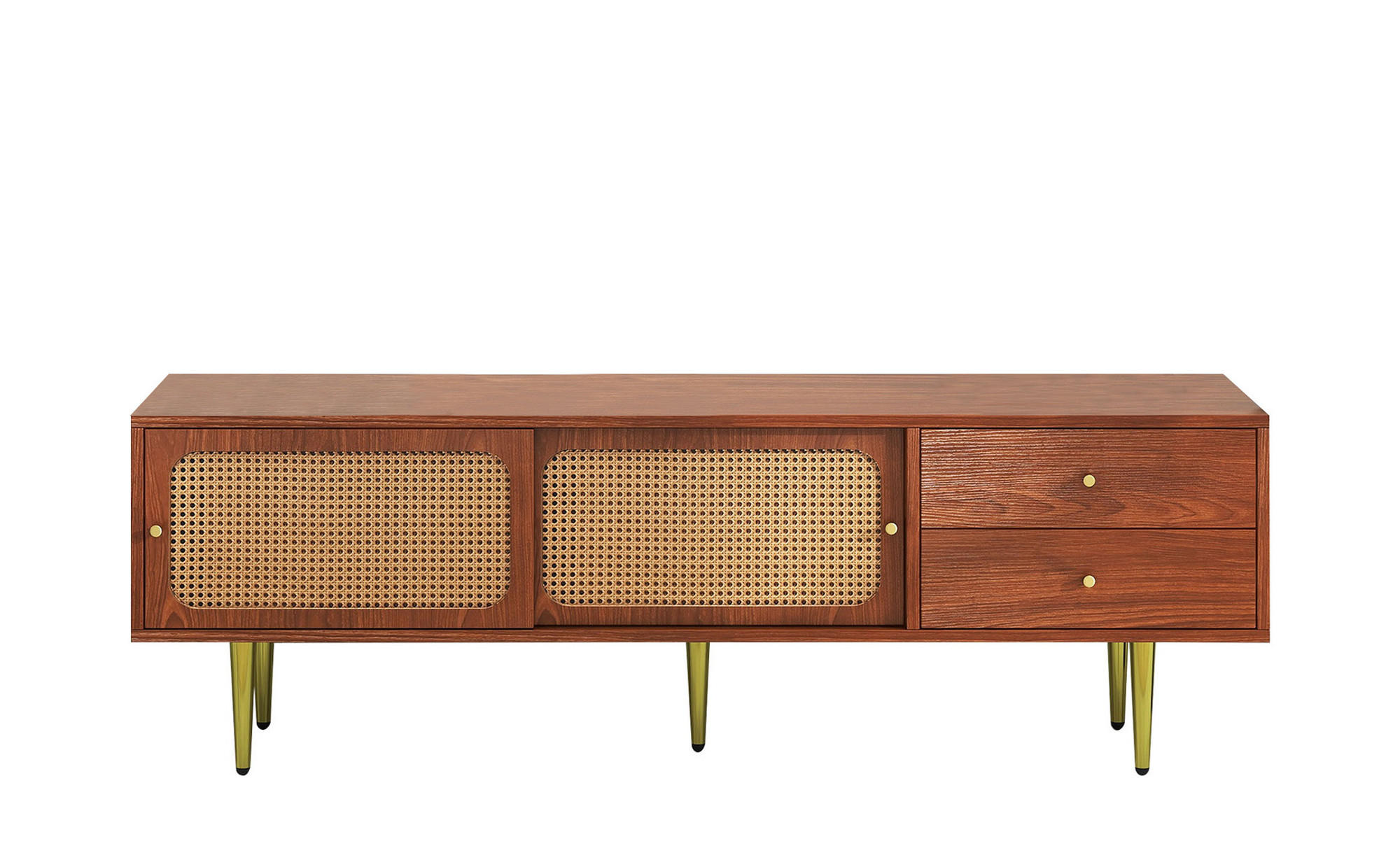 TV-ELEMENT braun 160/40/60 cm - Braun, Holz (40/60/160cm) - Urban Meuble