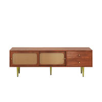 TV-ELEMENT braun 160/40/60 cm - Braun, Holz (40/60/160cm) - Urban Meuble