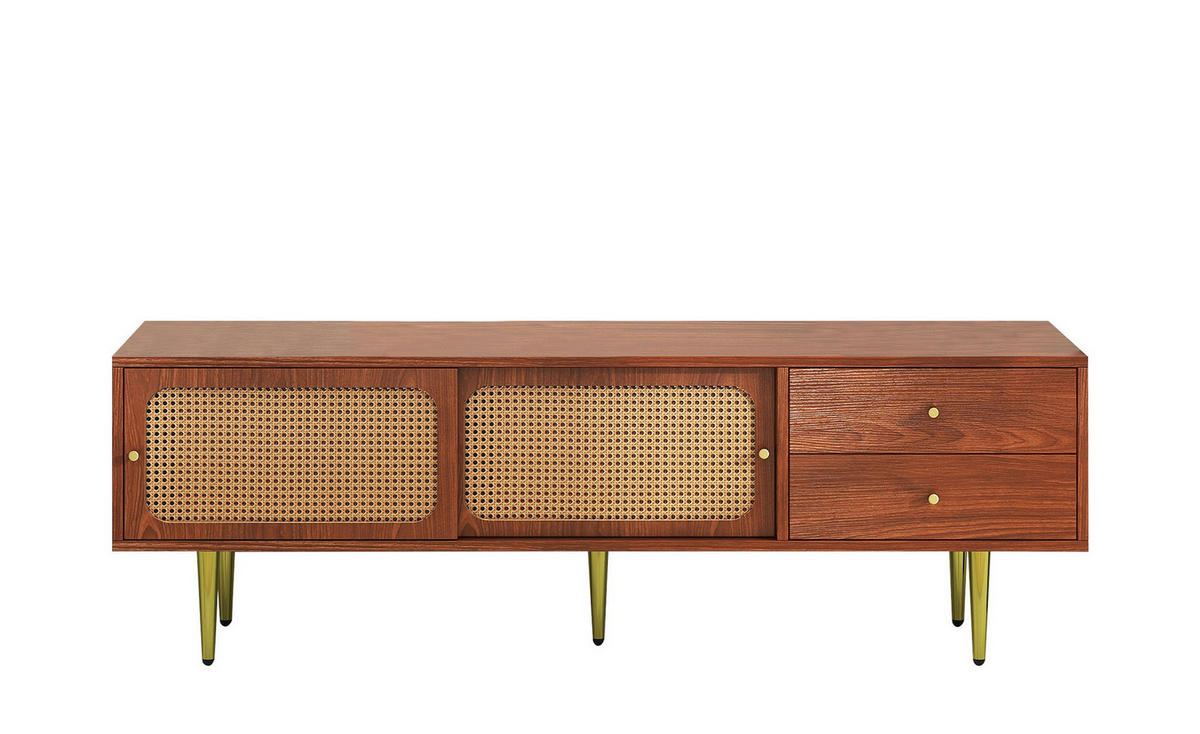 TV-ELEMENT braun 160/40/60 cm - Braun, Holz (40/60/160cm) - Urban Meuble