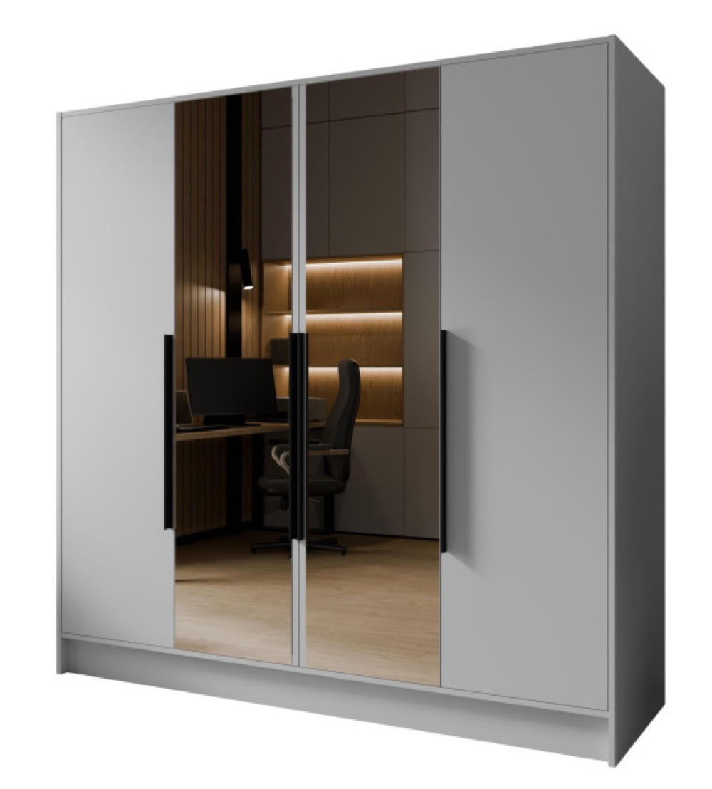 Sepro Meble Schrank Weiß 200x200x51 cm
