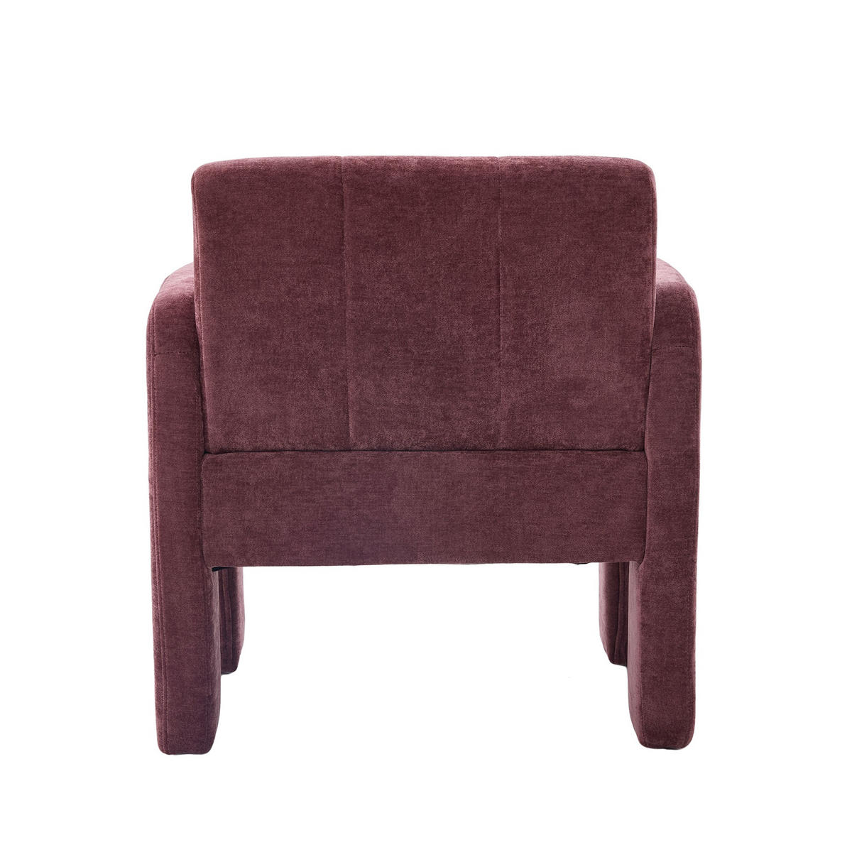 SESSEL Einzelner Sessel,dicke Polsterung,Chenille,Rot - Rot, Textil (67.5/74.5/69cm) - LVHOM