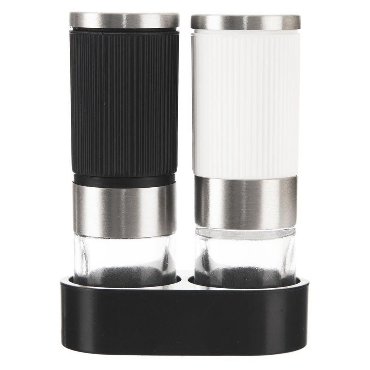 GEWÜRZMÜHLE-SET Mehrfarbig - Schwarz, Glas (3.5/9.5/7cm) - Orion 