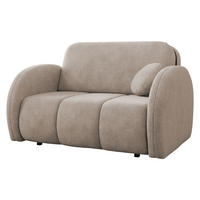 SCHLAFSOFA Viva Comfy II - Schwarz/Naturfarben, Holz/Textil (132/85/103cm) - MIRJAN24