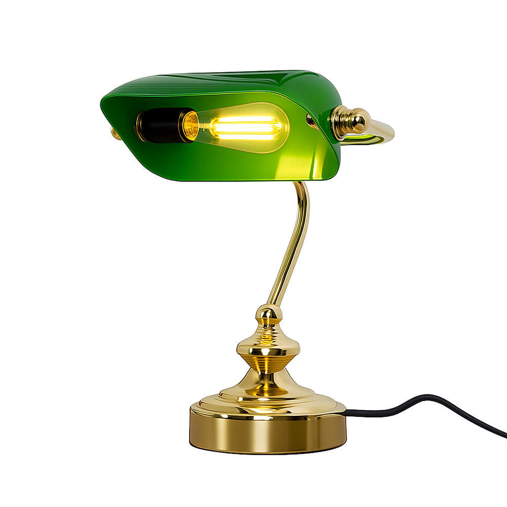 TISCHLEUCHTE Antike Grün Acryl - Grün, Metall (19/16.5/24cm) - Globo Lighting