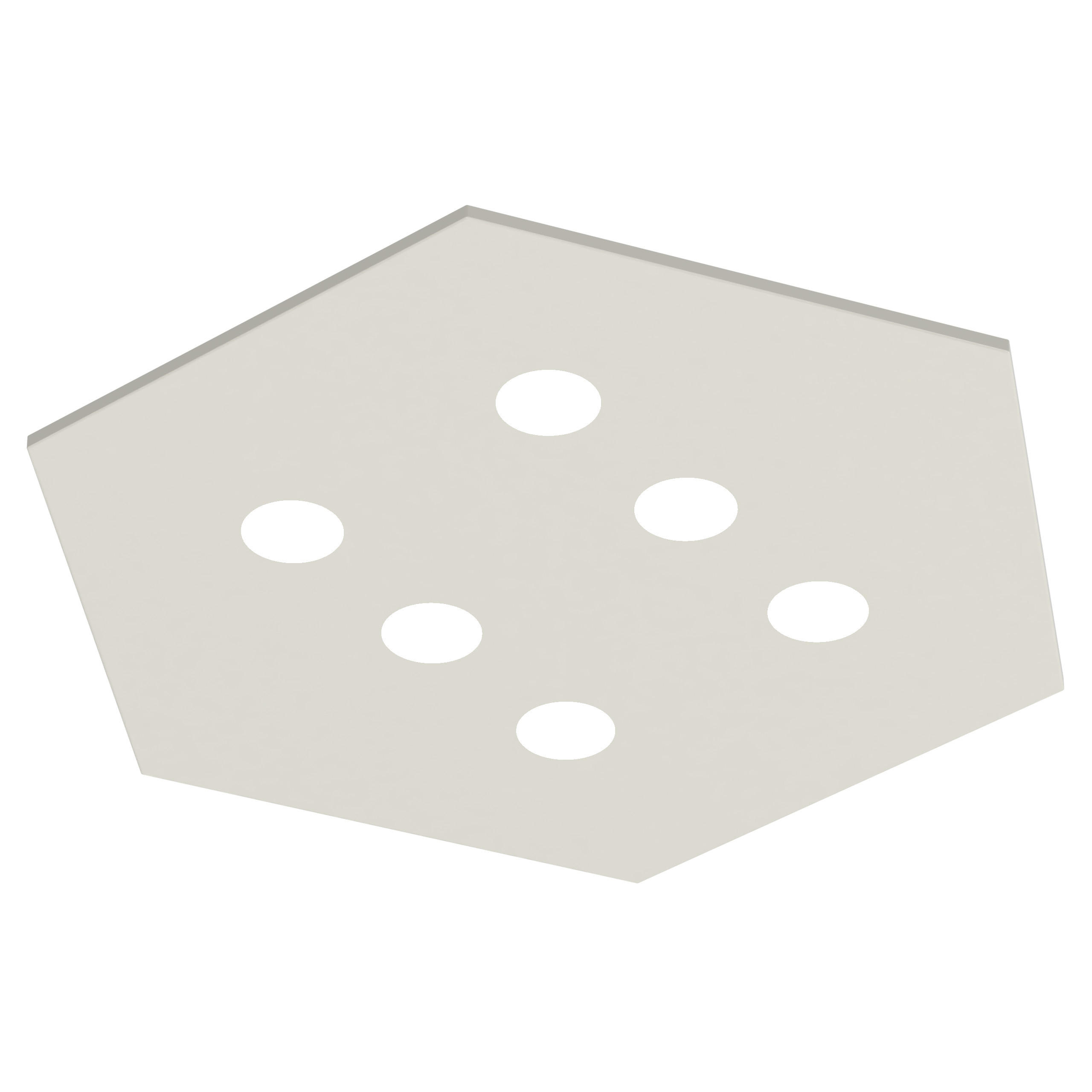 DECKENLEUCHTE - Weiß Hochglanz, Metall (70/80/4cm) - Lumicom