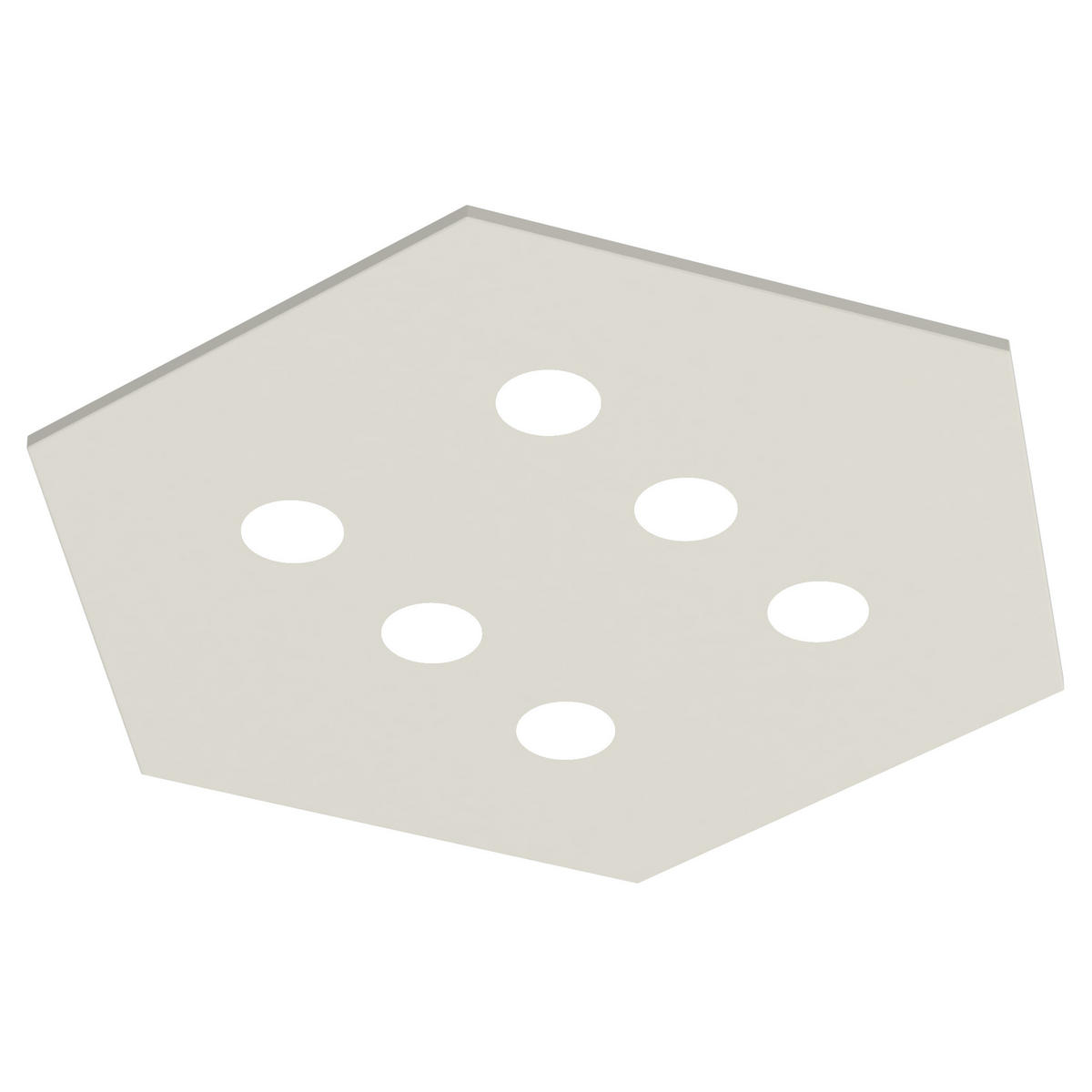 DECKENLEUCHTE - Weiß Hochglanz, Metall (70/80/4cm) - Lumicom