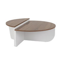 COUCHTISCH (2er-Set) orion 35/90/90 cm - Walnussfarben, Holzwerkstoff (90/90/35cm) - Calicosy