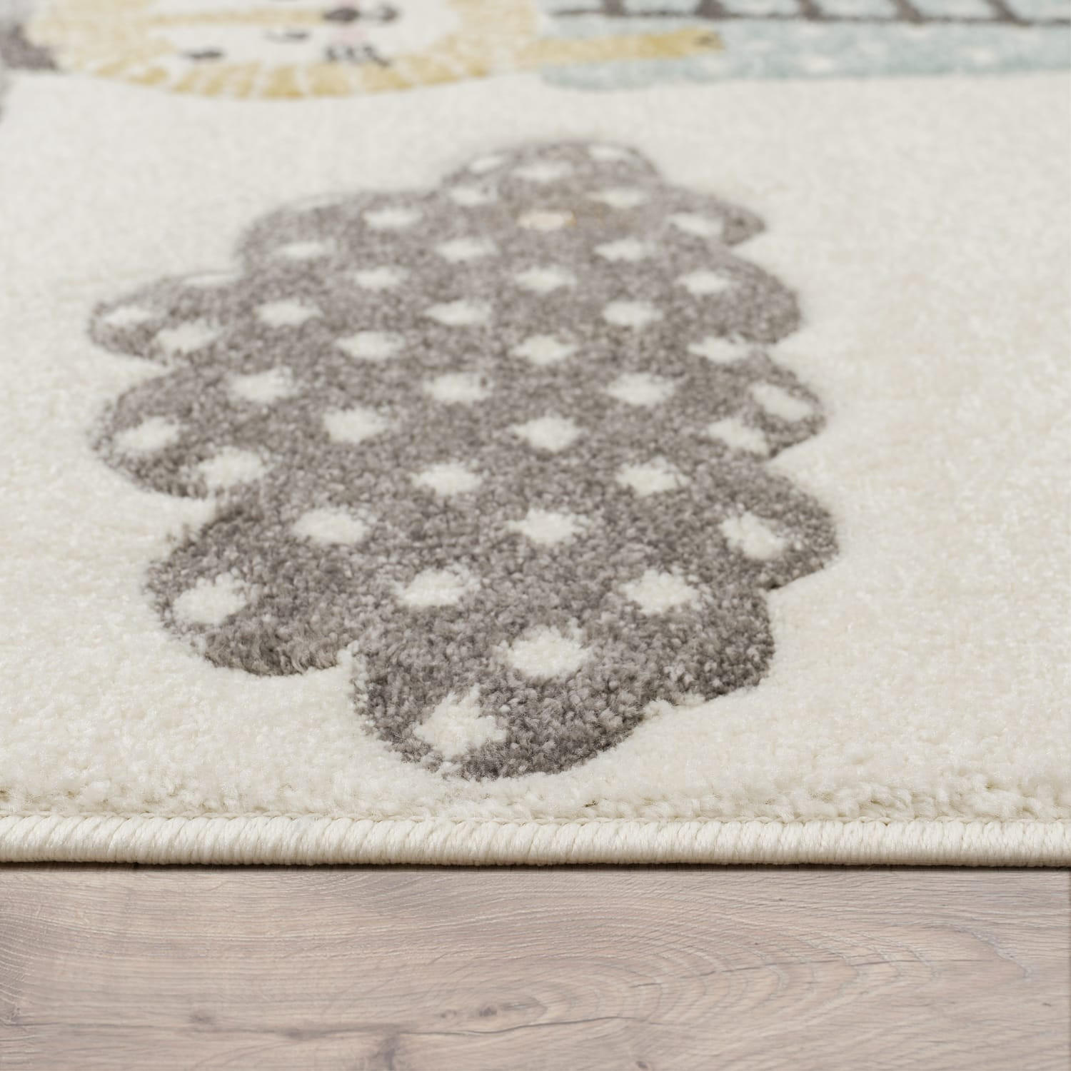 Thumbnail - Kadima Design Kinderteppich, Beige, Textil, Quadratisch, 133x133 cm, pflegeleicht, Teppiche & Böden, Teppiche, Teppich K...