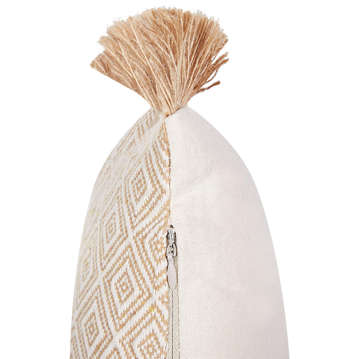 DEKOKISSEN 2er-Set Beige 30/50 cm Boath - Beige, Textil (30/50cm) - Beliani