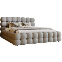 POLSTERBETT 140x200 cm Parlas Bis, Bettkasten, Lattenrost, Hellgrau - Hellgrau, Holz/Textil (140/200cm) - Emporius