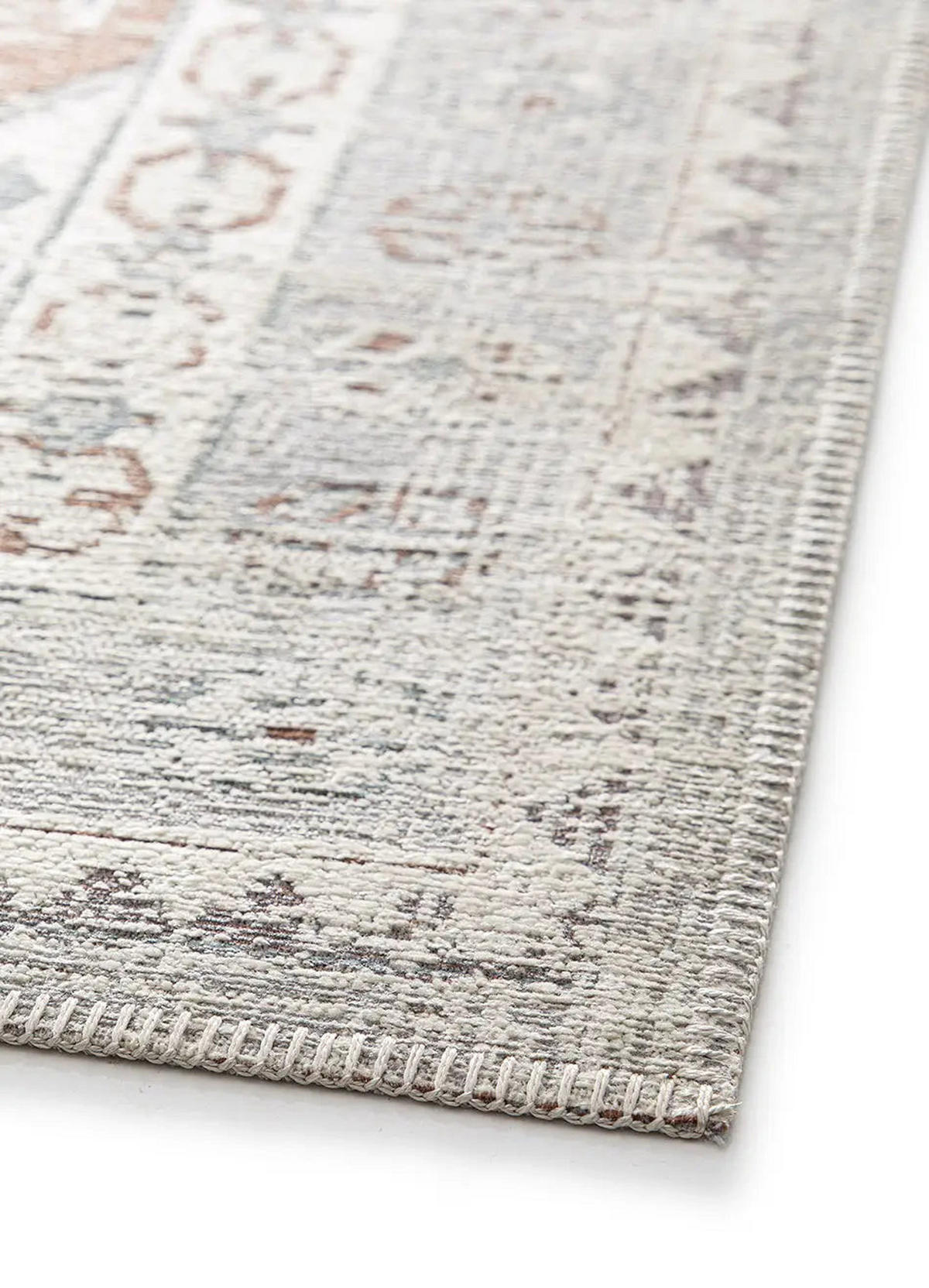 IN- & OUTDOOR-TEPPICH Grau / Kupfer Lua 120/170 cm - Grau/Kupferfarben, Textil (120/170cm) - Atticgo