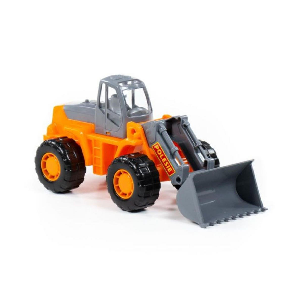 SPIELZEUGAUTO Spielzeugtraktor 36940 orange Radlader, Frontlader, beweglicher Arm, Kunststoff, ab 3 Jahren - Orange, Kunststoff (11/11/24cm) - Polesie