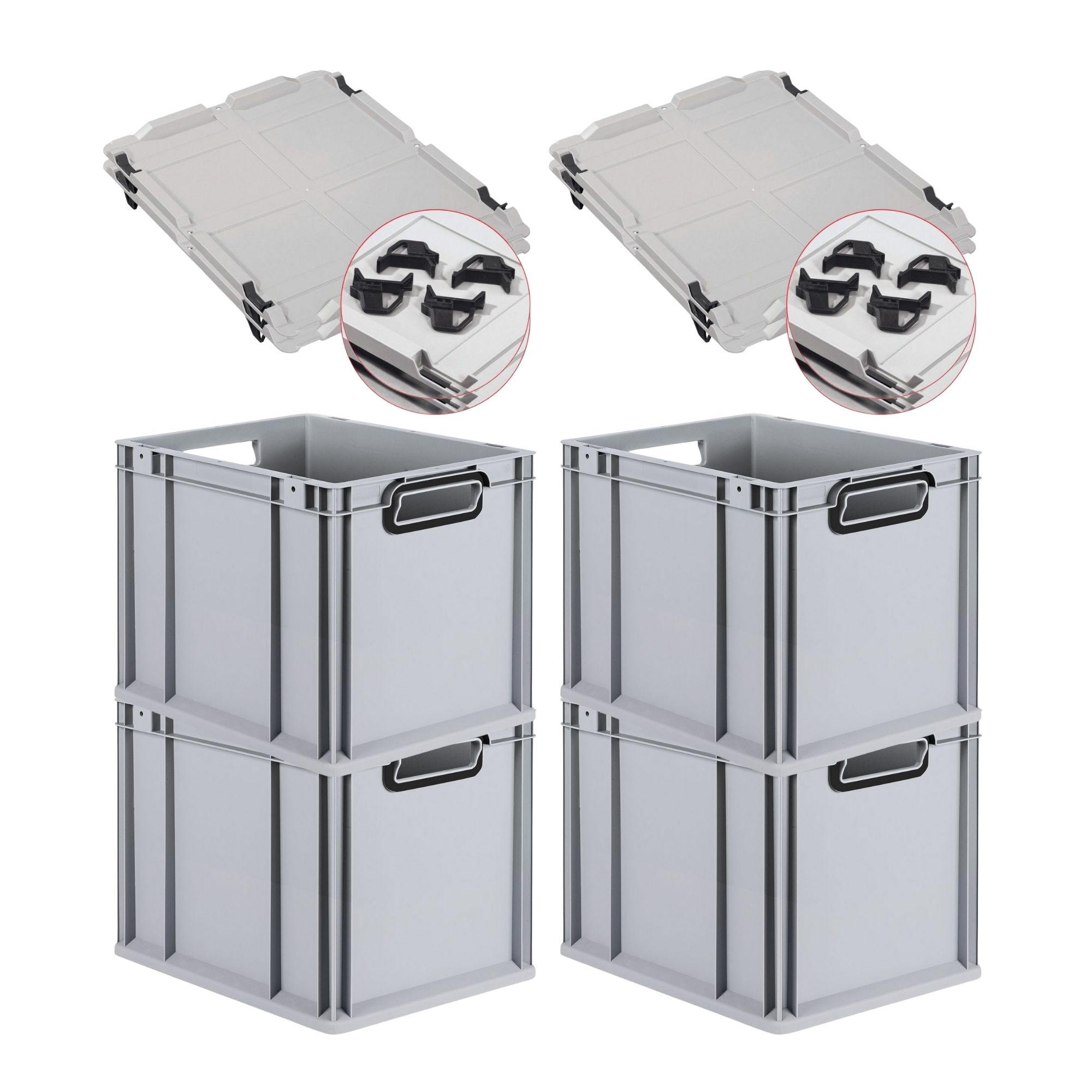 Proregal Eurobox Grau, Schwarz 30x32x40 cm