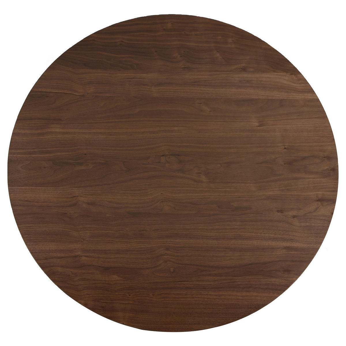 ESSTISCH - MDF / Eisen - Walnussfarben, Holzwerkstoff (120/120/75cm) - home24