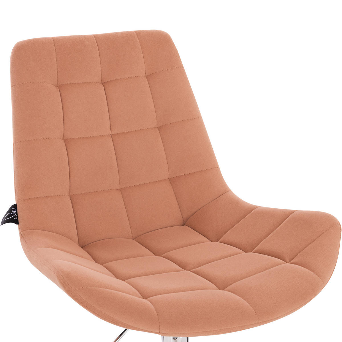 KINDERSCHREIBTISCHSTUHL MICKY Samtbezug Orange - Orange, Textil (51/87/59cm) - SVITA