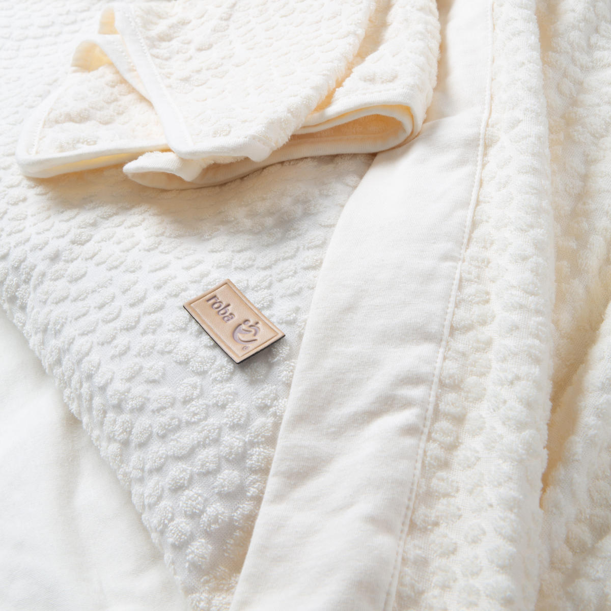 BABYBETTWÄSCHE 100x135 cm Seashells oyster - Weiß, Textil (100/135cm) - Roba