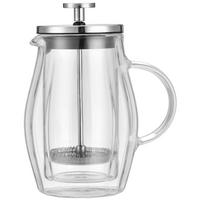 TEEKANNE Silber 10/10/20 cm KB7682 - Silberfarben, Glas (0.35L) - Klausberg 