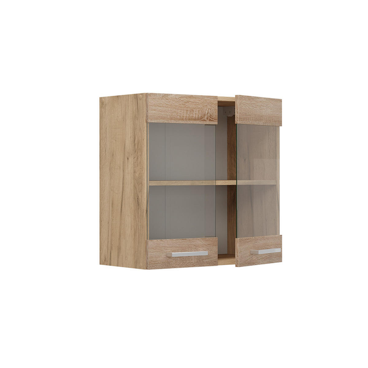 KÜCHENGLASHÄNGESCHRANK R-Line Sonoma 60 cm - Honigeiche/Eiche Wotan, Holzwerkstoff (60/60/31cm) - Vicco