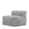 SITZSACK-SESSEL ZEN modular Cord - Grau, Textil (95/68/100cm) - icon